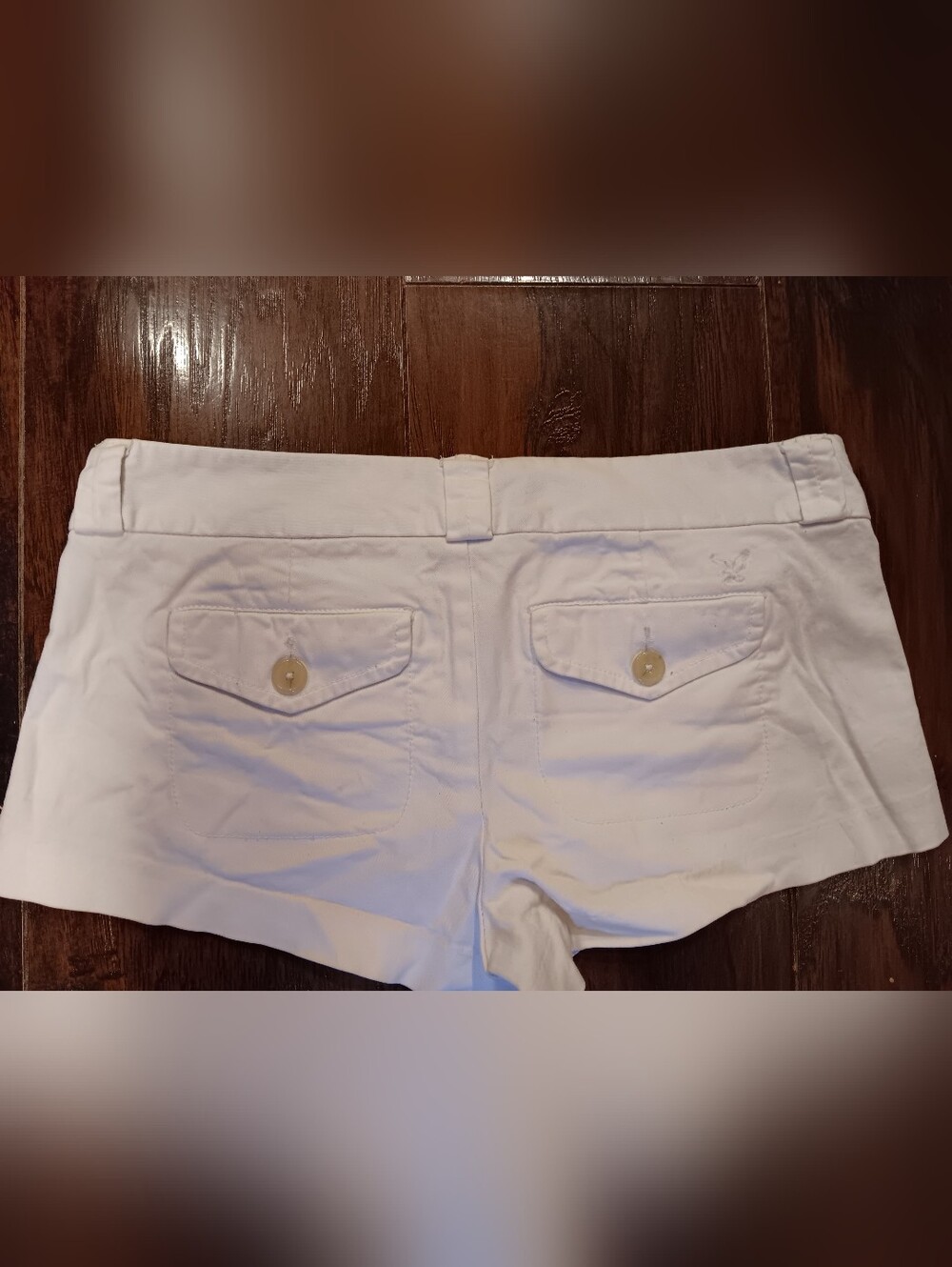American Eagle White Shorts Womens 2 - Picture 2 of 5